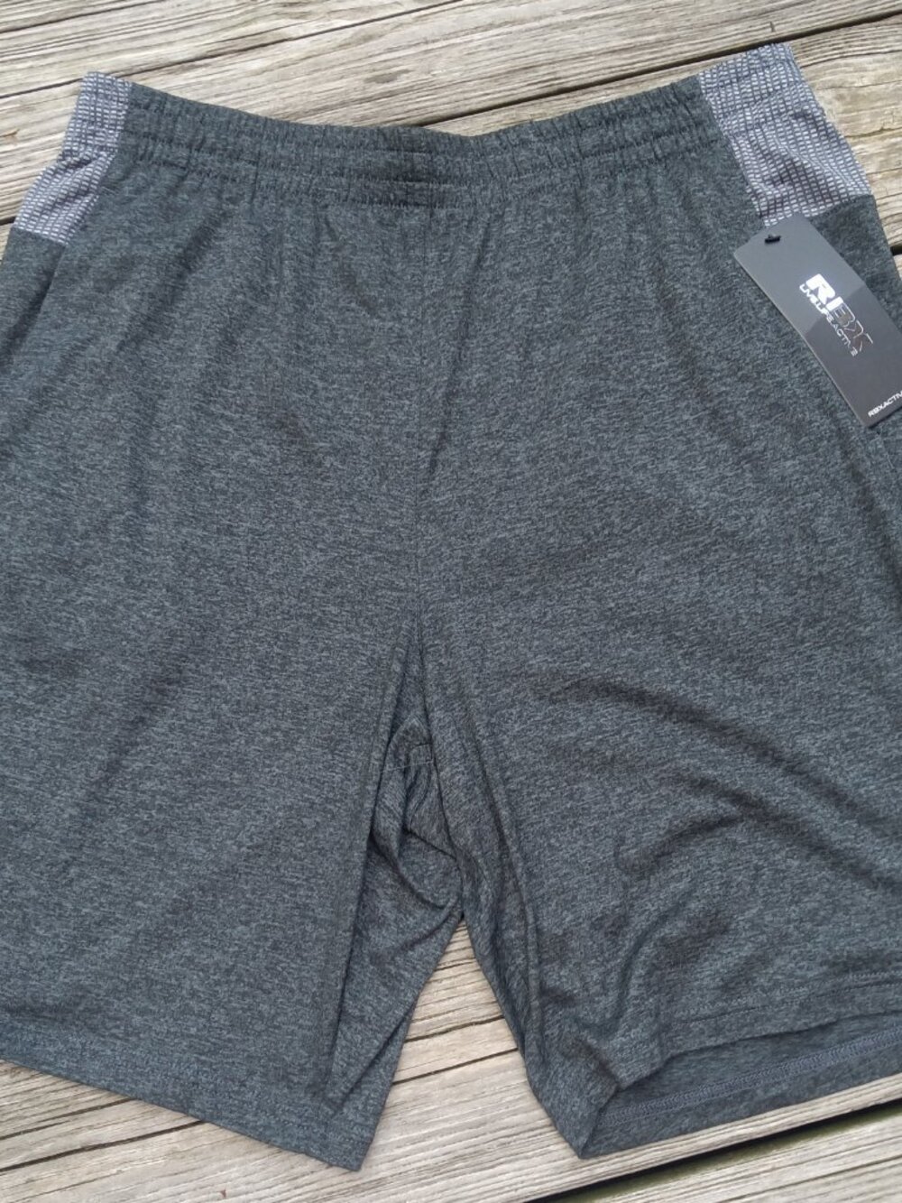 RBX Performance Training Shorts Large Dark Grey NWT